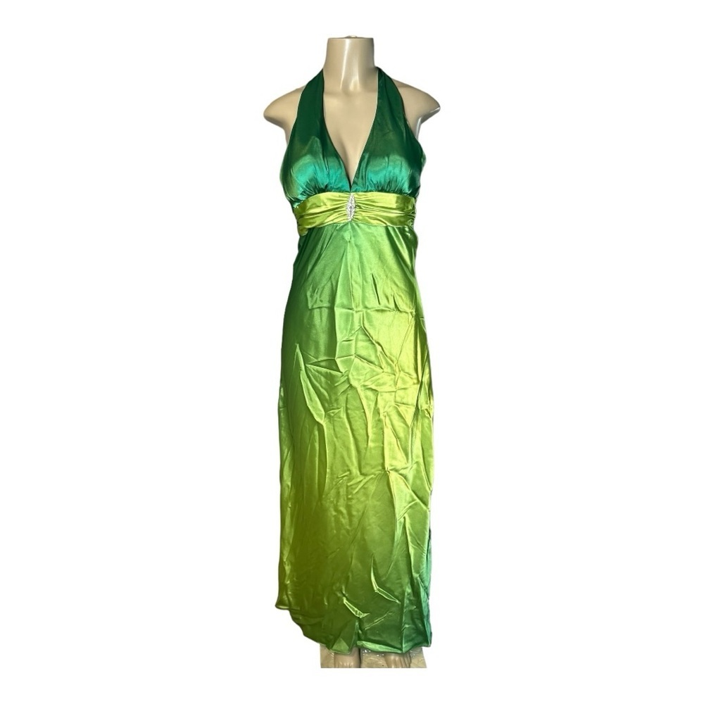 Green ombre gown - Picture 2 of 7